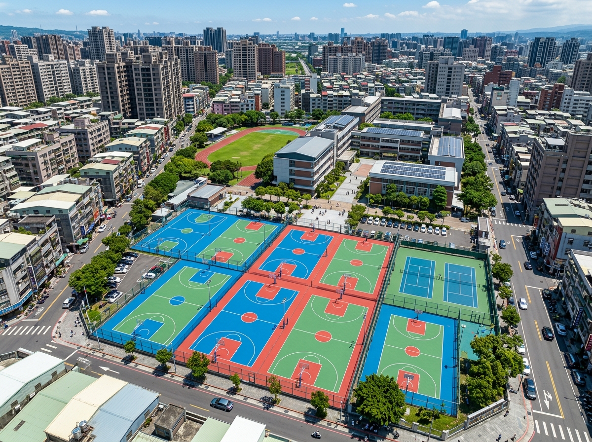 宜昌市全塑型塑胶跑道硅PU篮球场 - 排名
