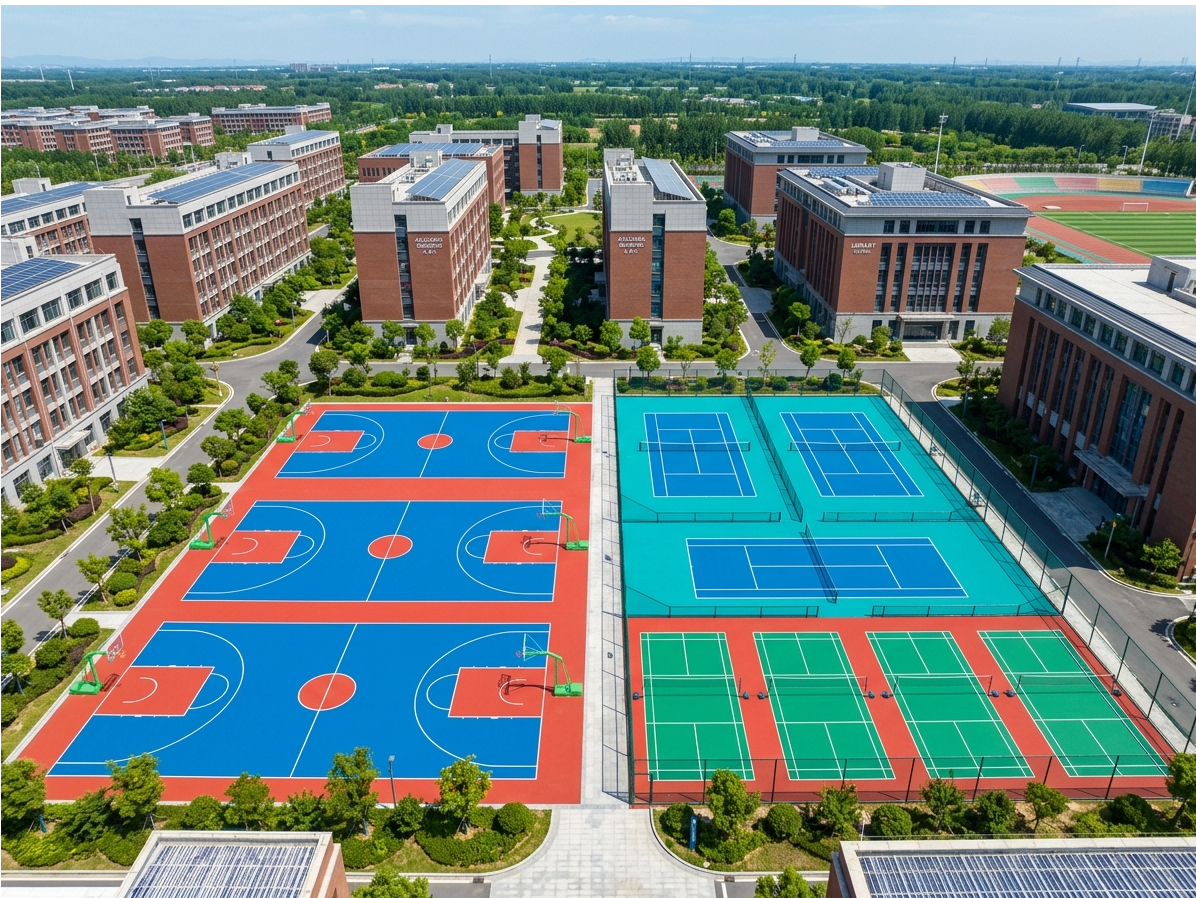 宜昌市硅PU球场硅PU篮球场 - 一站式服务